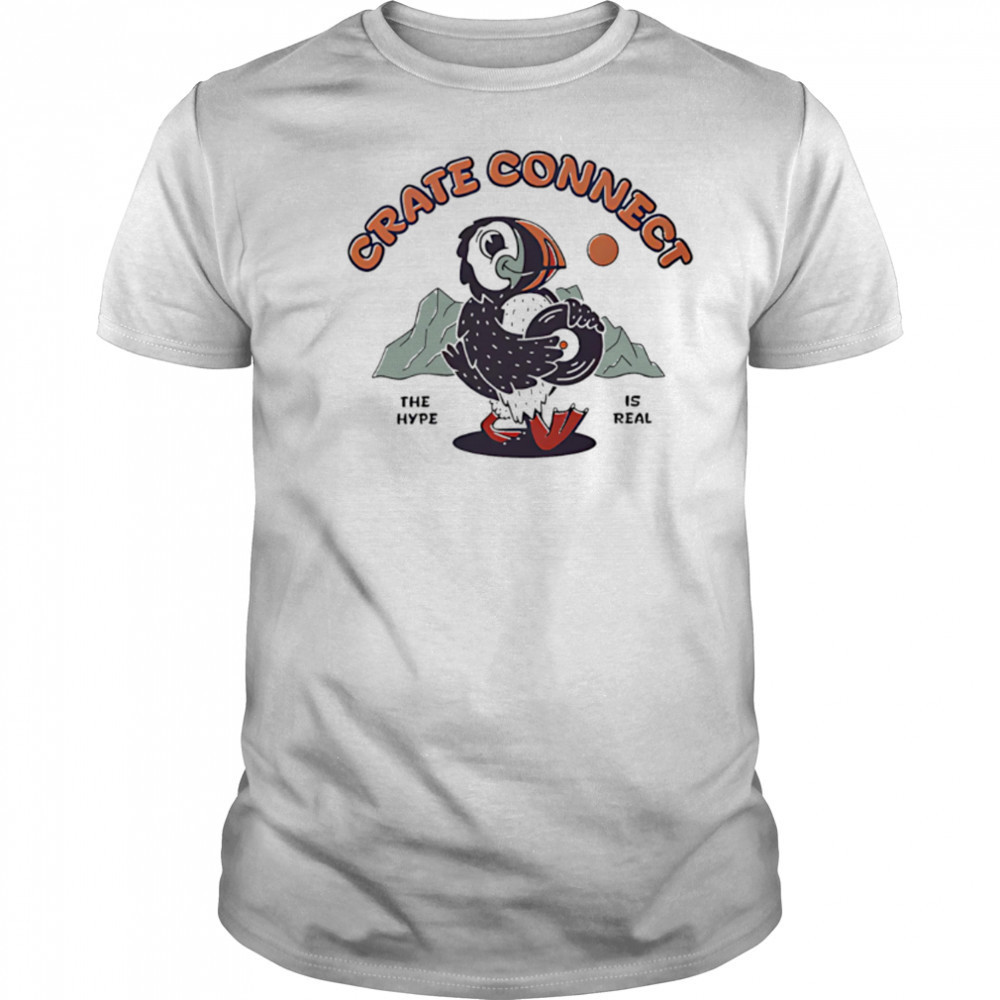 Crate Connect The Hype Is Real vintage shirt