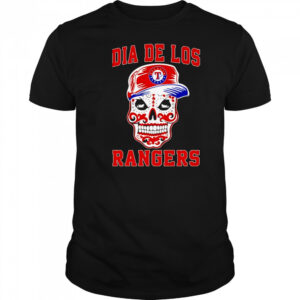 Dia de los sugar skull Texas Rangers shirt
