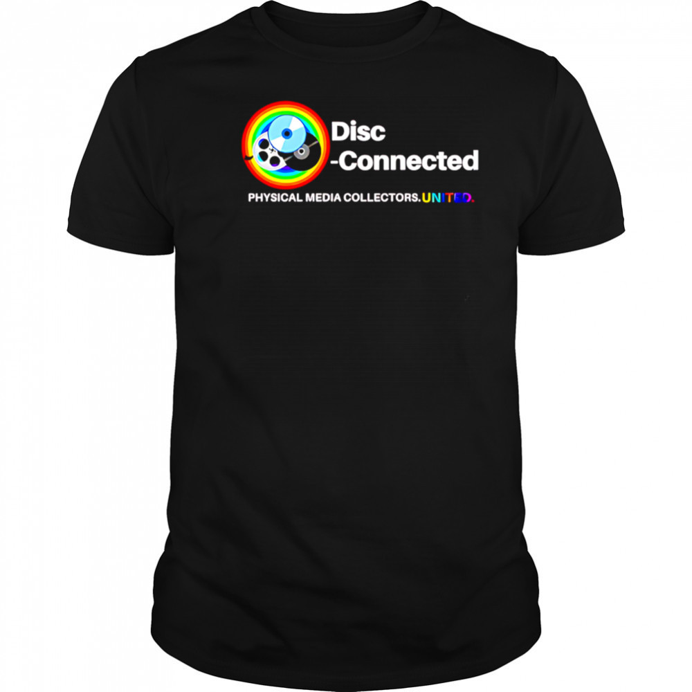 Disc Connected Physical Media Collectors.united shirt