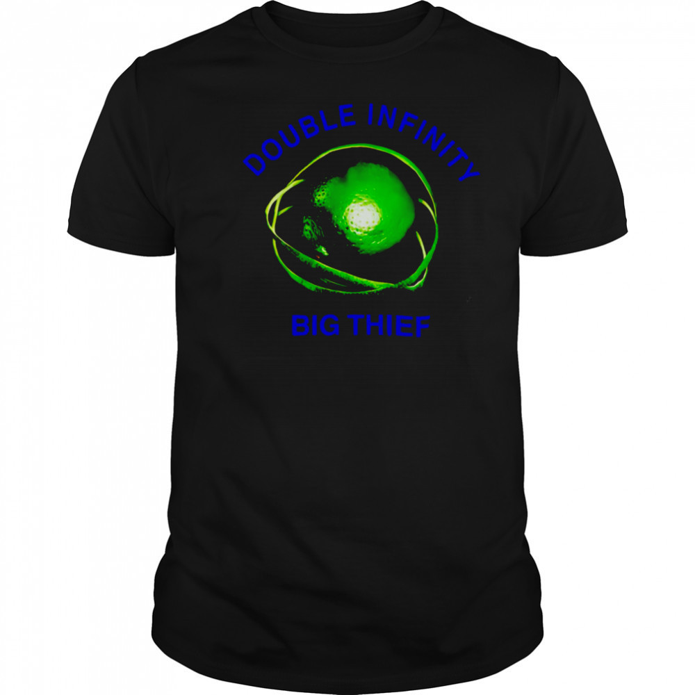 Double infinity lime shirt