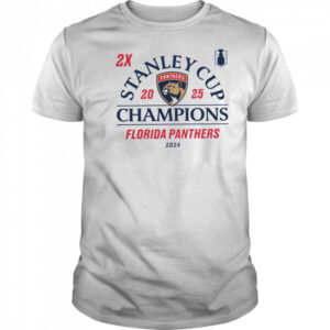 Florida Panthers 2024 2025 Stanley Cup Champions Top Line T Shirt