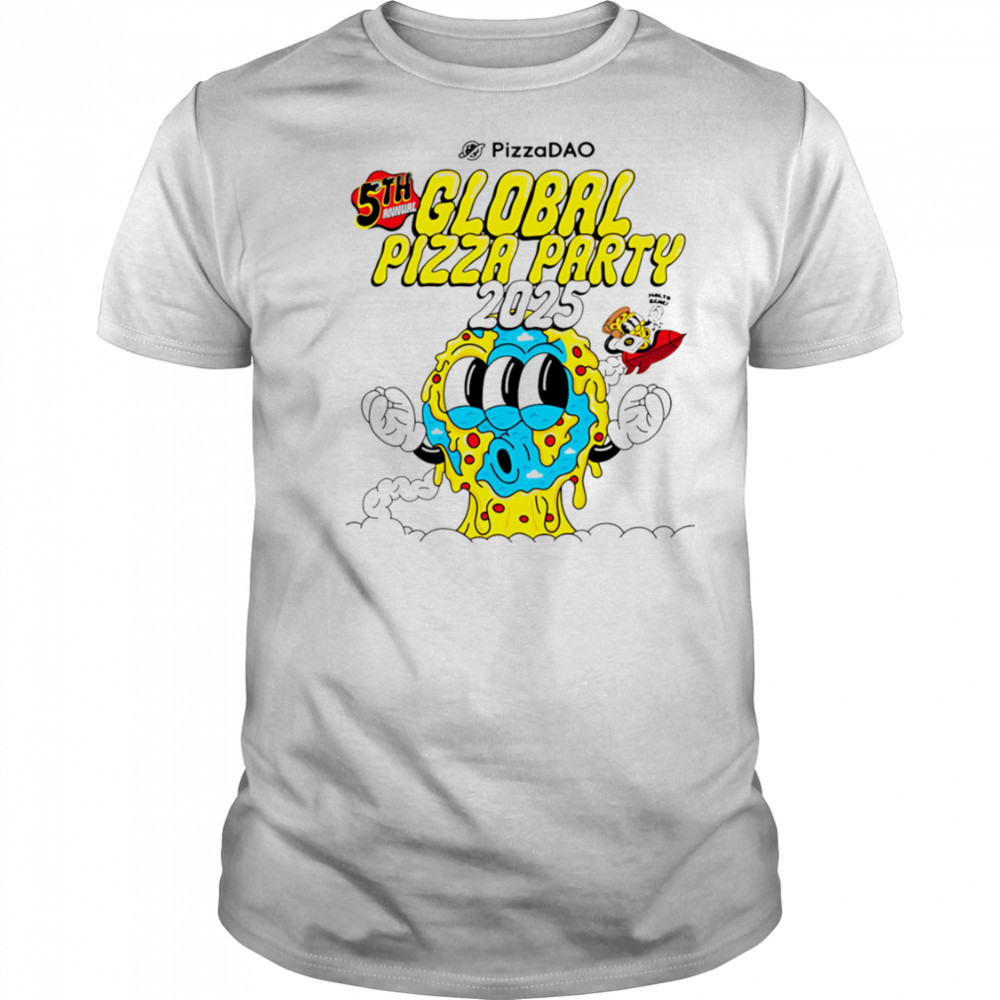Global Pizza Party 2025 shirt