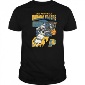 Indiana Finals 2025 Skeleton Basketball Shirt