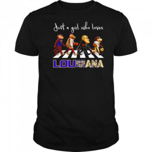 Just a girl who loves Louisiana sports mascot shirt