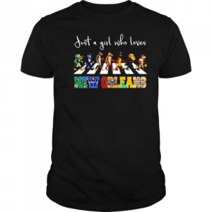 Just a girl who loves New Orleans sports mascot shirt
