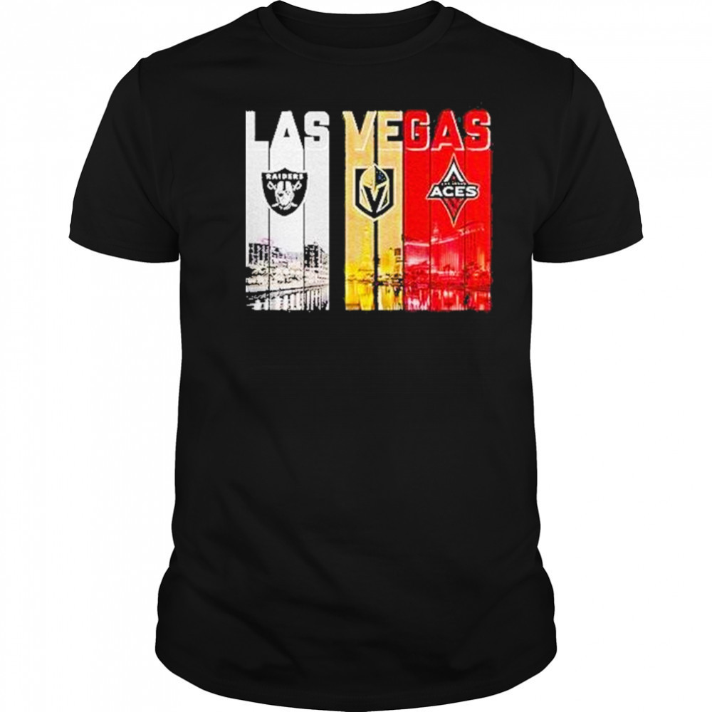 Las Vegas Skyline City Sports Team Logo Shirt