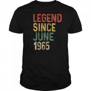 Legend 1965 60th Birthday Gifts for Men Women 60 Year Old T Shirt