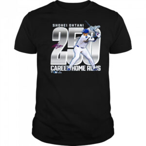 Los Angeles Dodgers Shohei Ohtani 250 Career Home Runs Shirt