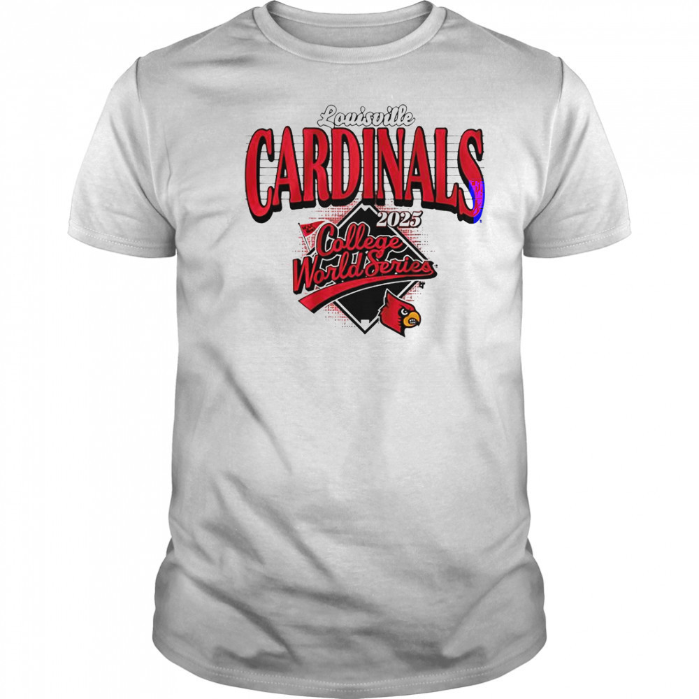 Louisville Baseball 2025 College World Series T-Shirt