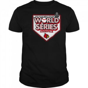 Louisville Cardinals MCWS 2025 College World Series Gray T Shirt