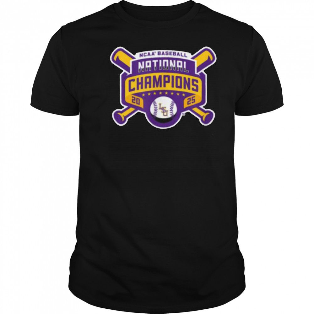 LSU Baseball_ 2025 National Champions Logo T Shirt