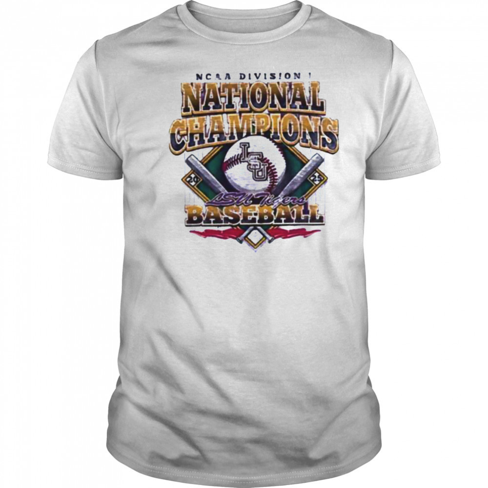 LSU Tigers 2025 NCAA Division I Baseball National Champions vintage shirt