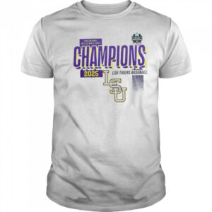 LSU Tigers Baseball 2025 College World Series Champions shirt