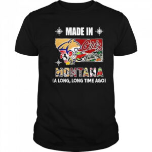 Made In Montana Sports Team A Long Long Time Ago Map Logo Shirt