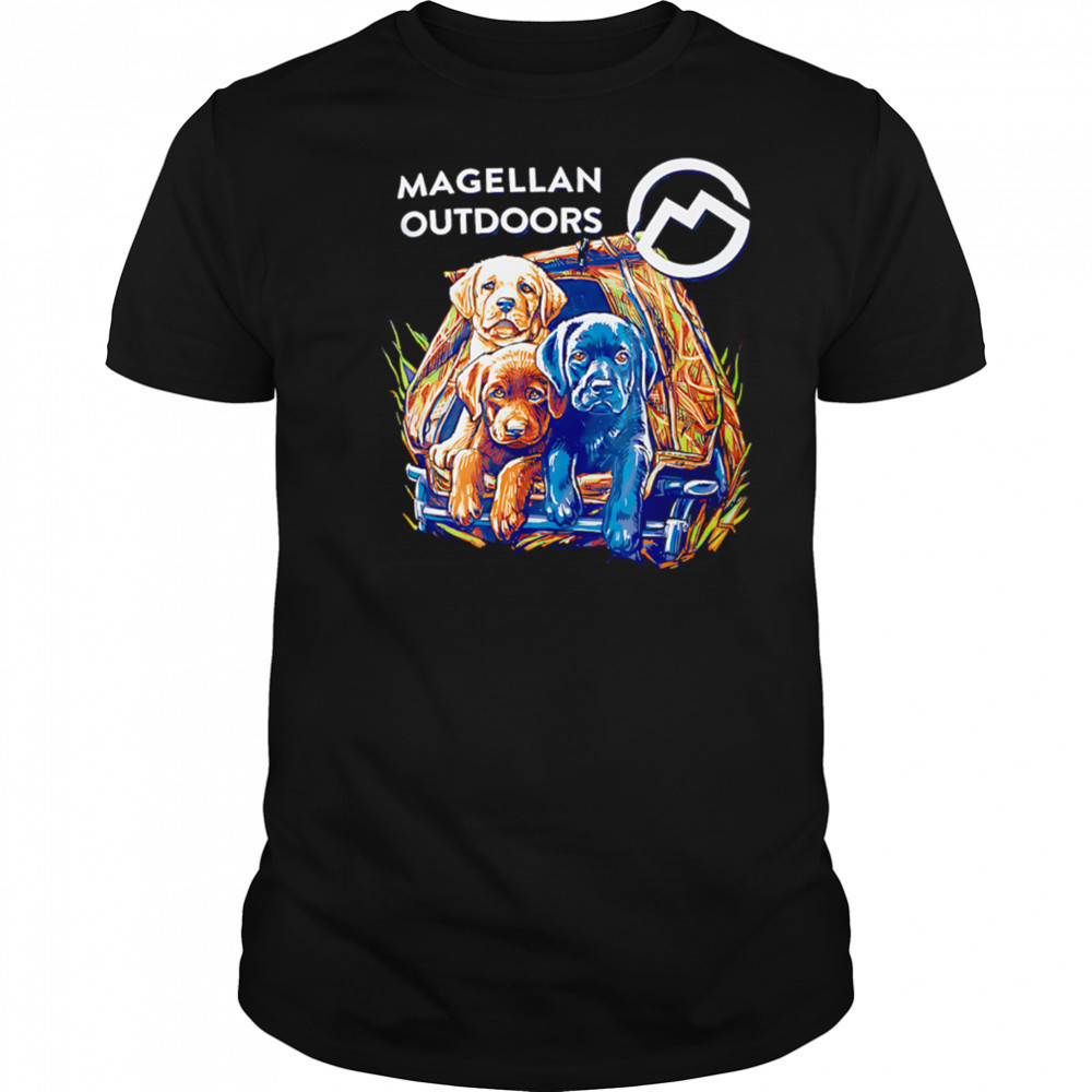 Magellan Outdoors Men’s Puppy Blind Dogs shirt