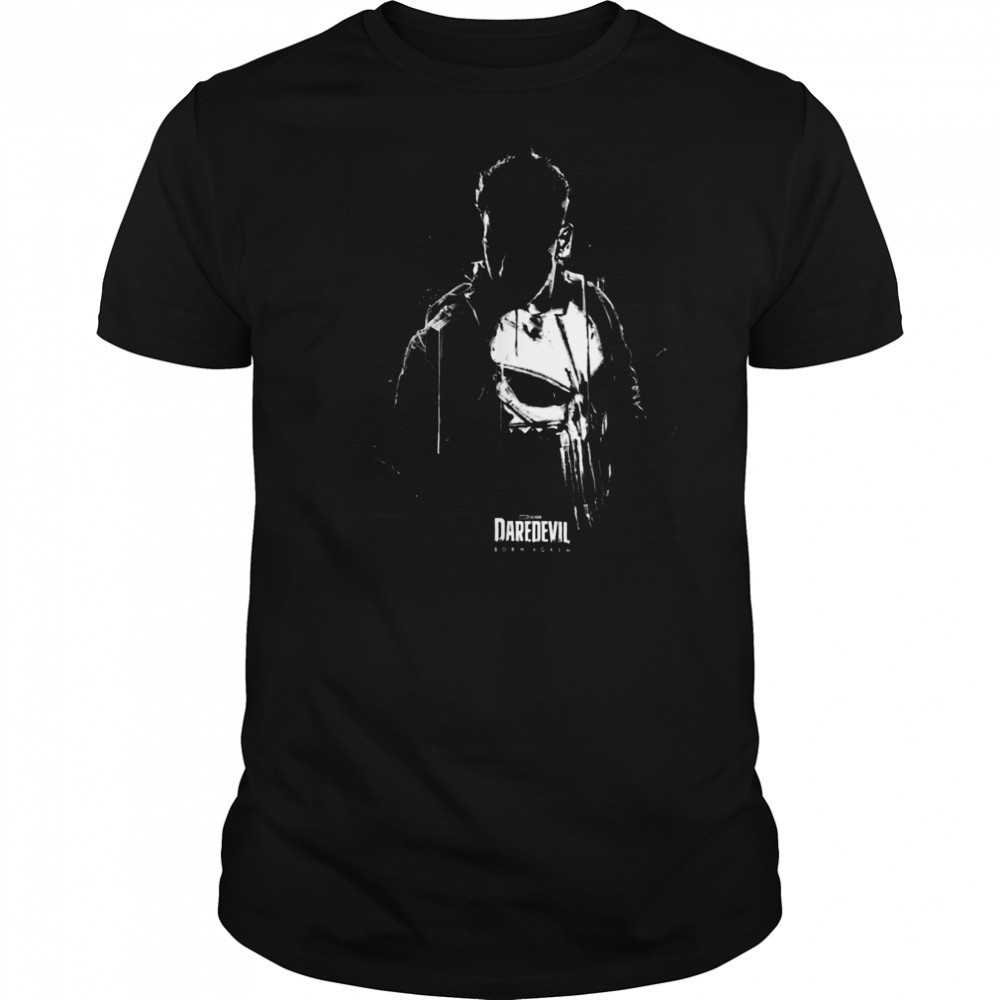 Marvel Daredevil Born Again The Punisher Silhouette T Shirt