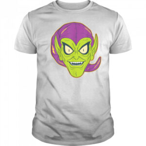 Marvel Green Goblin Halloween Retro Vintage Mask Costume T Shirt