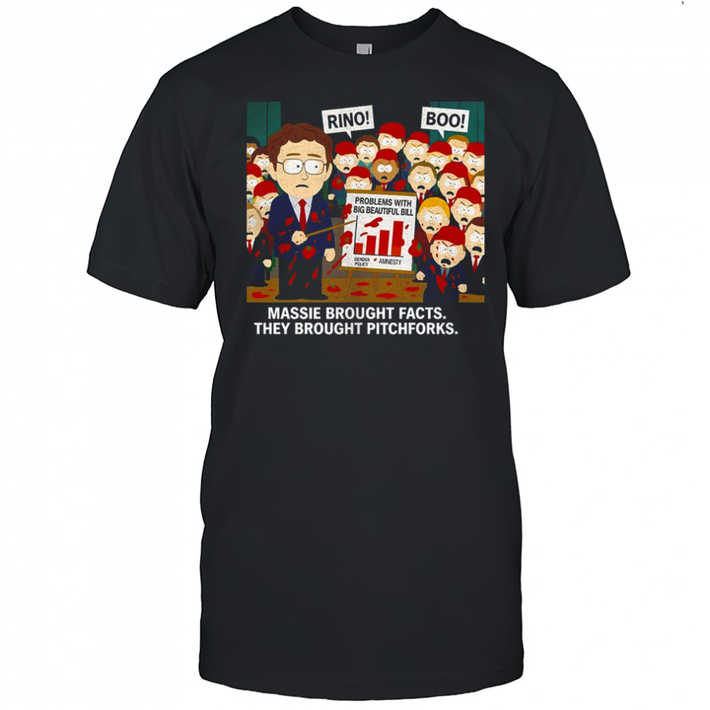 Massie brought facts they brought pitchforks shirt