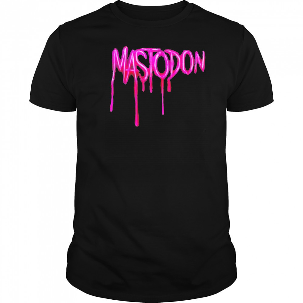 Mastodon Drip Logo T-Shirt