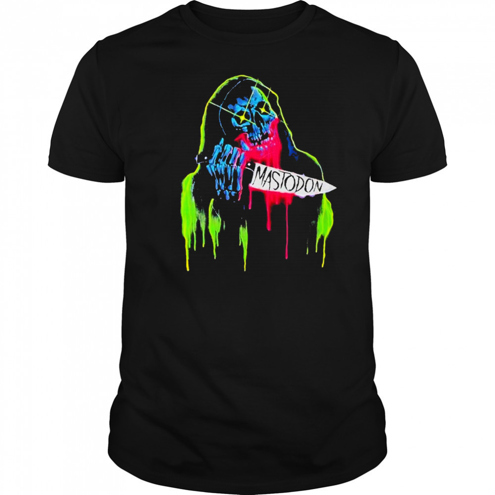 Mastodon Knife Skull Reaper T-Shirt