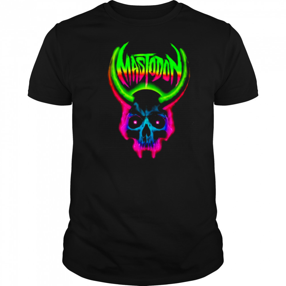 Mastodon Neon Skull X Chad James Keith Shirt