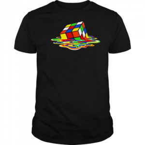 Melting Rubiks Cube shirt