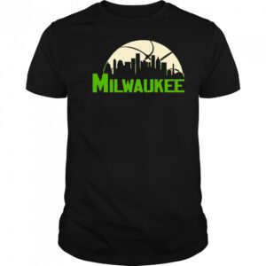 Milwaukee Bucks Cityscape Skyline style 2025 shirt