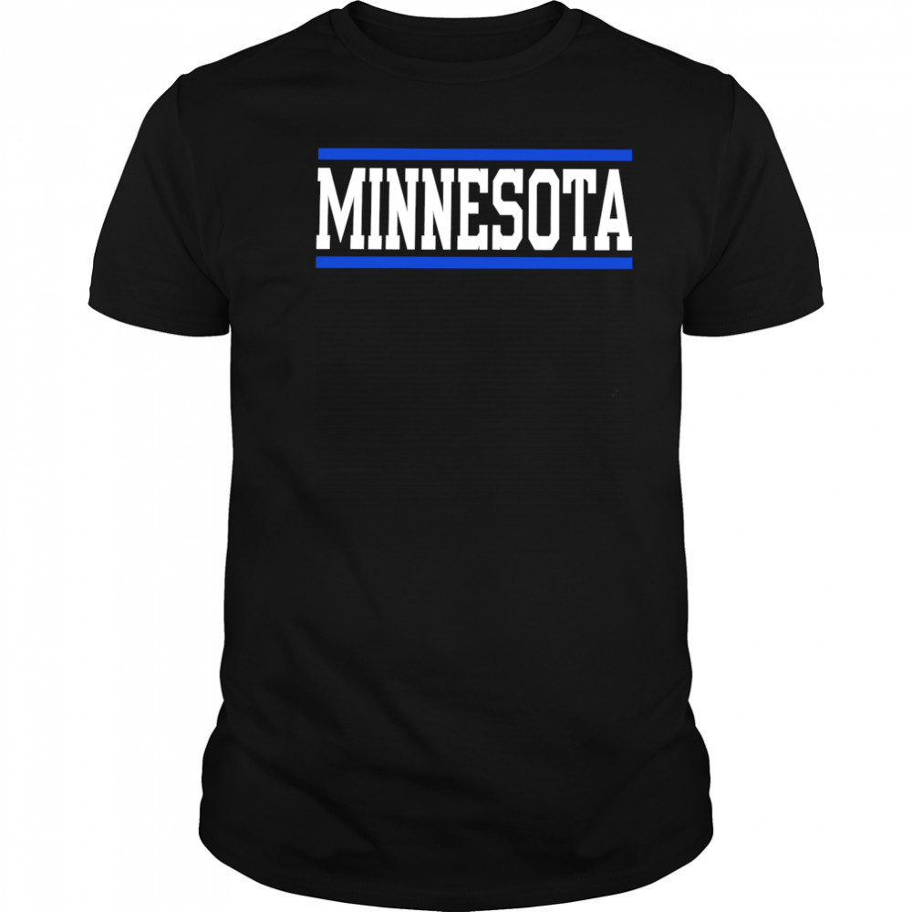 Minnesota horizontal lines shirt