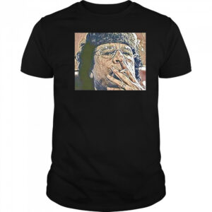 Muammar Gaddafi smoking shirt