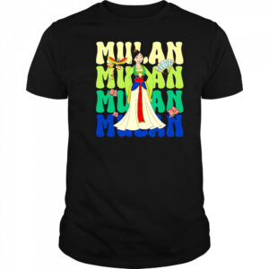 Mulan repeat cartoon cute shirt