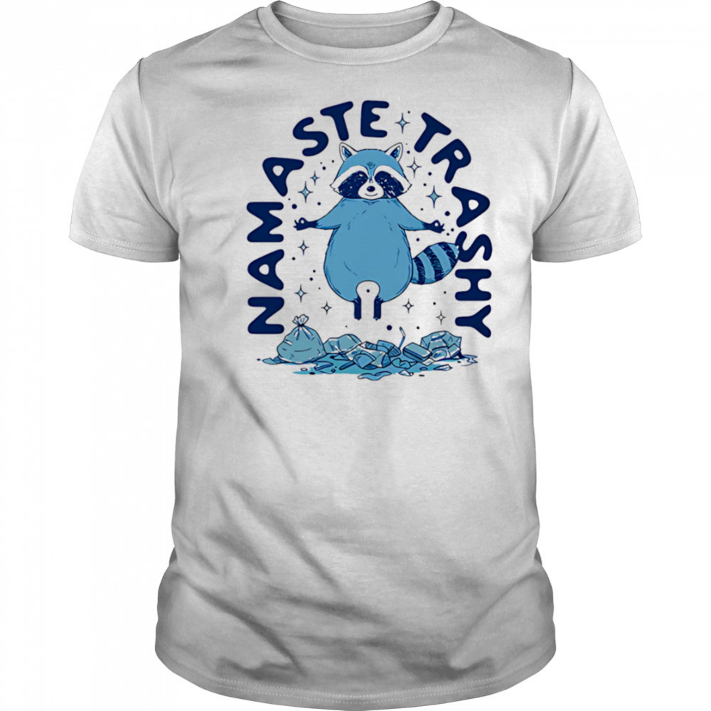 Namaste Trashy Raccoon shirt