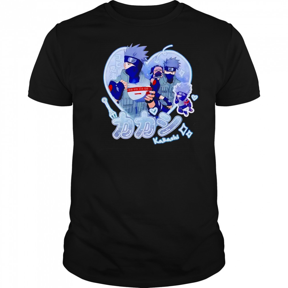 Naruto Shippuden Kakashi Heart shirt