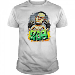 Nate Diaz Stockton 209 graffiti shirt