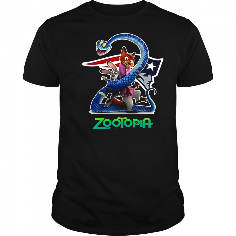 New England Patriots Zootopia 2 T-Shirt