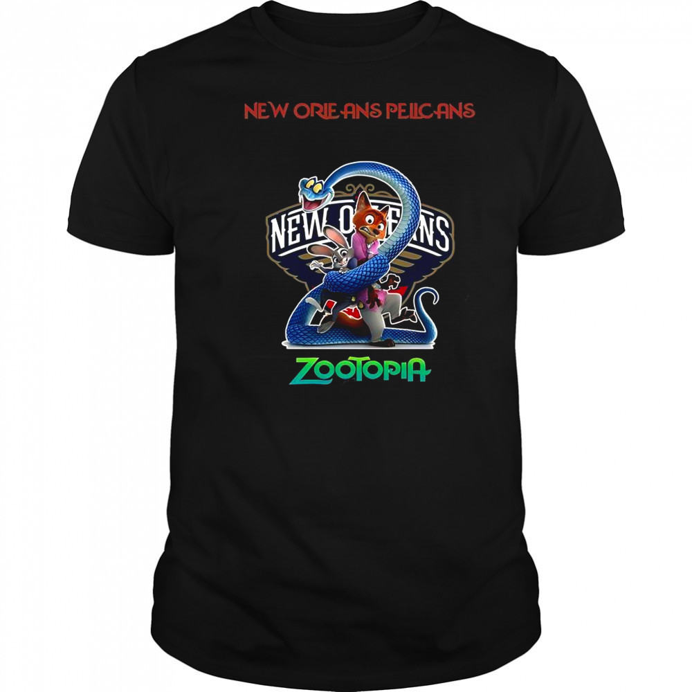 New Orleans Pelicans Zootopia 2 T-Shirt
