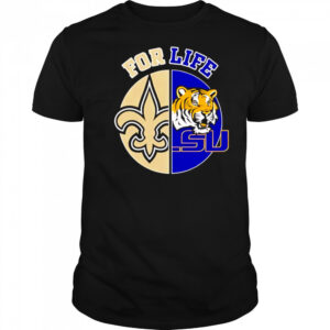 New orleans saintss and lau for life shirt