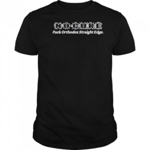 No Cure Fuck Orthodox Straight Edge T-Shirt