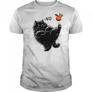 No Kings In America Black Cat Orange King T-Shirt