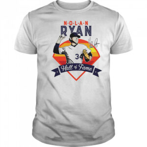 Nolan Ryan Houston Hall Of Fame vintage signature shirt