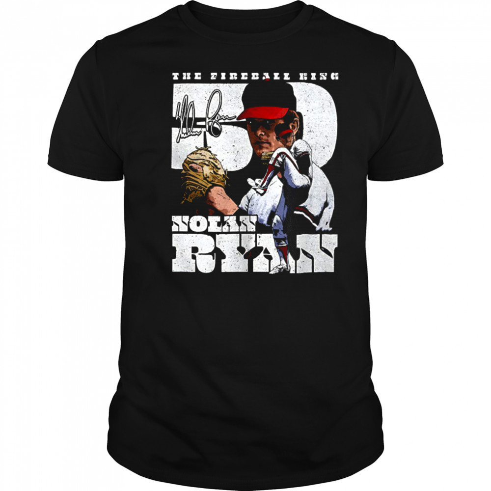 Nolan Ryan Los Angeles Angels MLB baseball player a throwback dual shirt