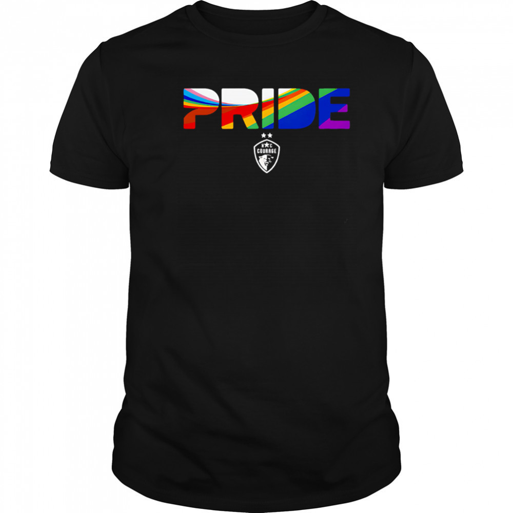 North Carolina Courage Pride Stripes 2025 shirt