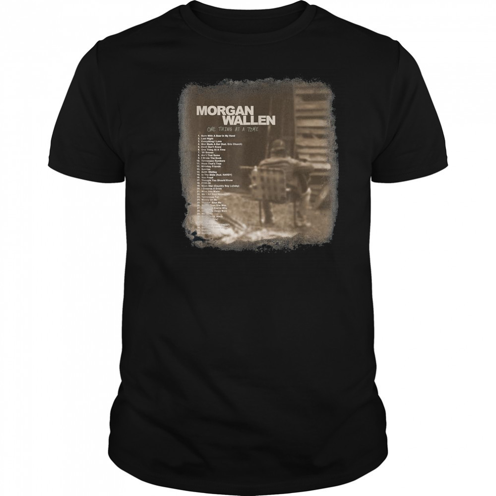 Official Morgan Wallen Tracklist Shirt