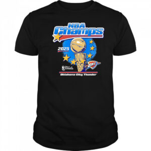 Okc Thunder 2025 Nba Champions Stars shirt