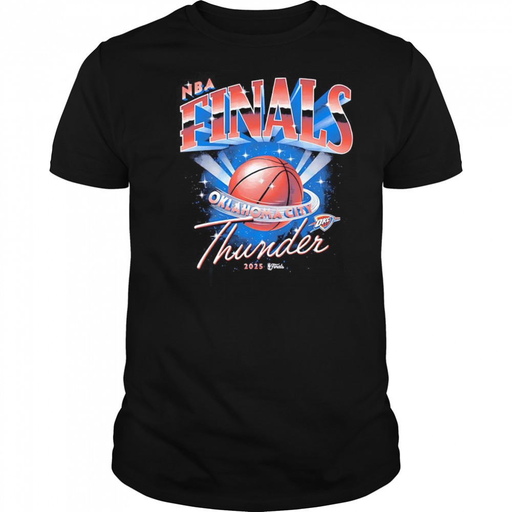 Okc Thunder 2025 NBA Finals Space basketball shirt