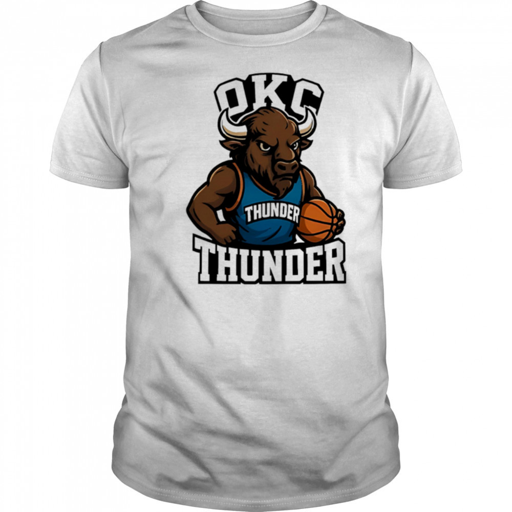 Oklahoma City Okc Thunder Up Okc Rumble mascot cartoon shirt