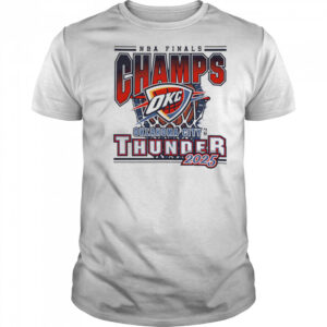 Oklahoma City Thunder 2025 Nba Champions logo Champs shirt