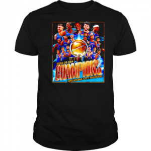 Oklahoma City Thunder 2025 NBA Champions team players shirt