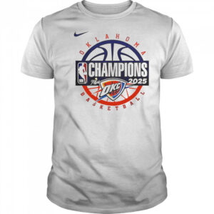 Oklahoma City Thunder Men’s Basketball 2025 NBA Champions T-Shirt