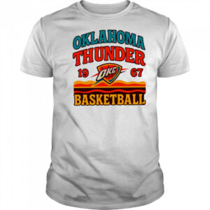 Oklahoma City Thunder Retro Basketball Vintage Game Day 1967 shirt