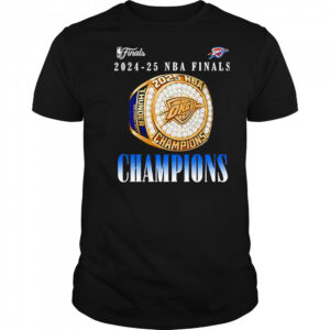 Oklahoma City Thunder Ring NBA Champions 2025 shirt